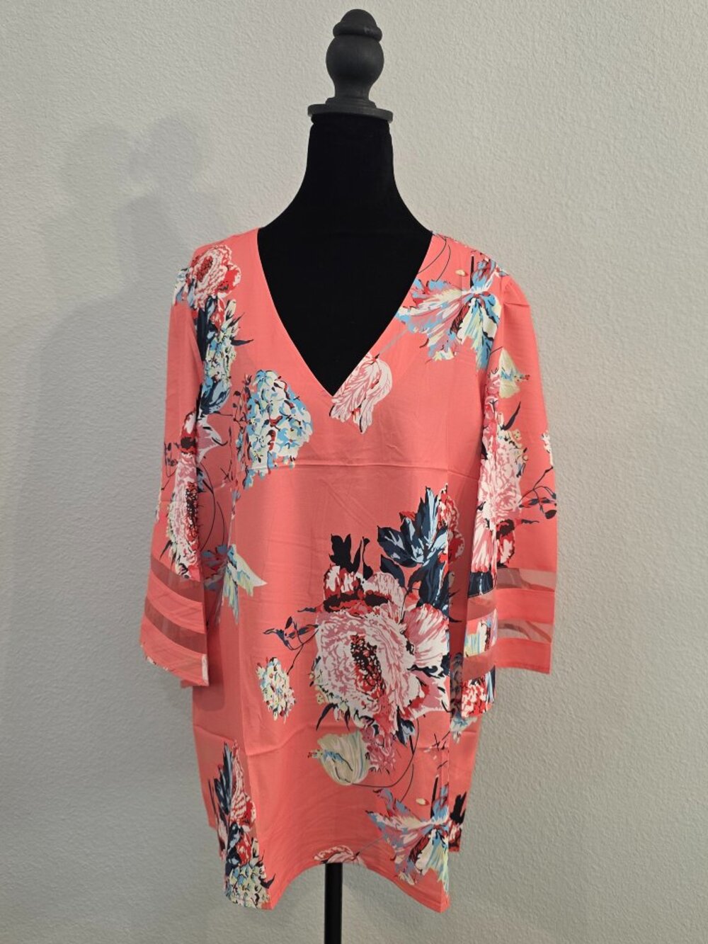 Floral Pull-Over Blouse